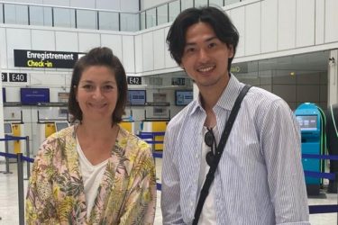 ASモナコのサッカー選手 南野拓実さんを案内しました